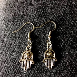 Hamsa earrings